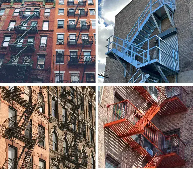 Fire Escape Painting Company Manhattan New York
